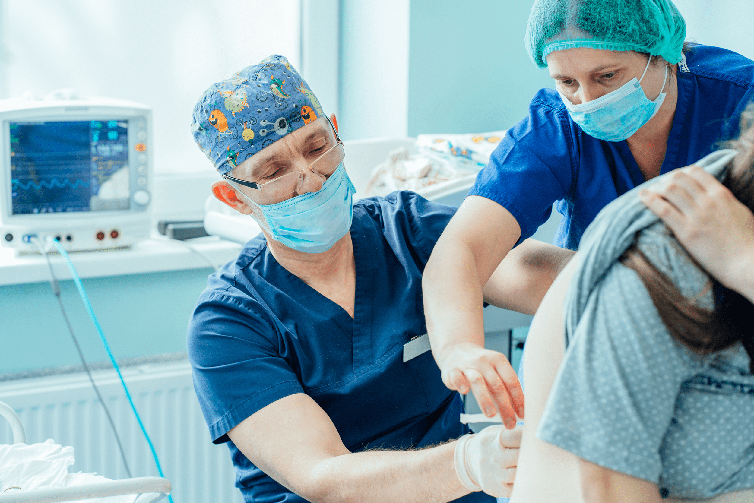 Anestesia epidural en embarazada