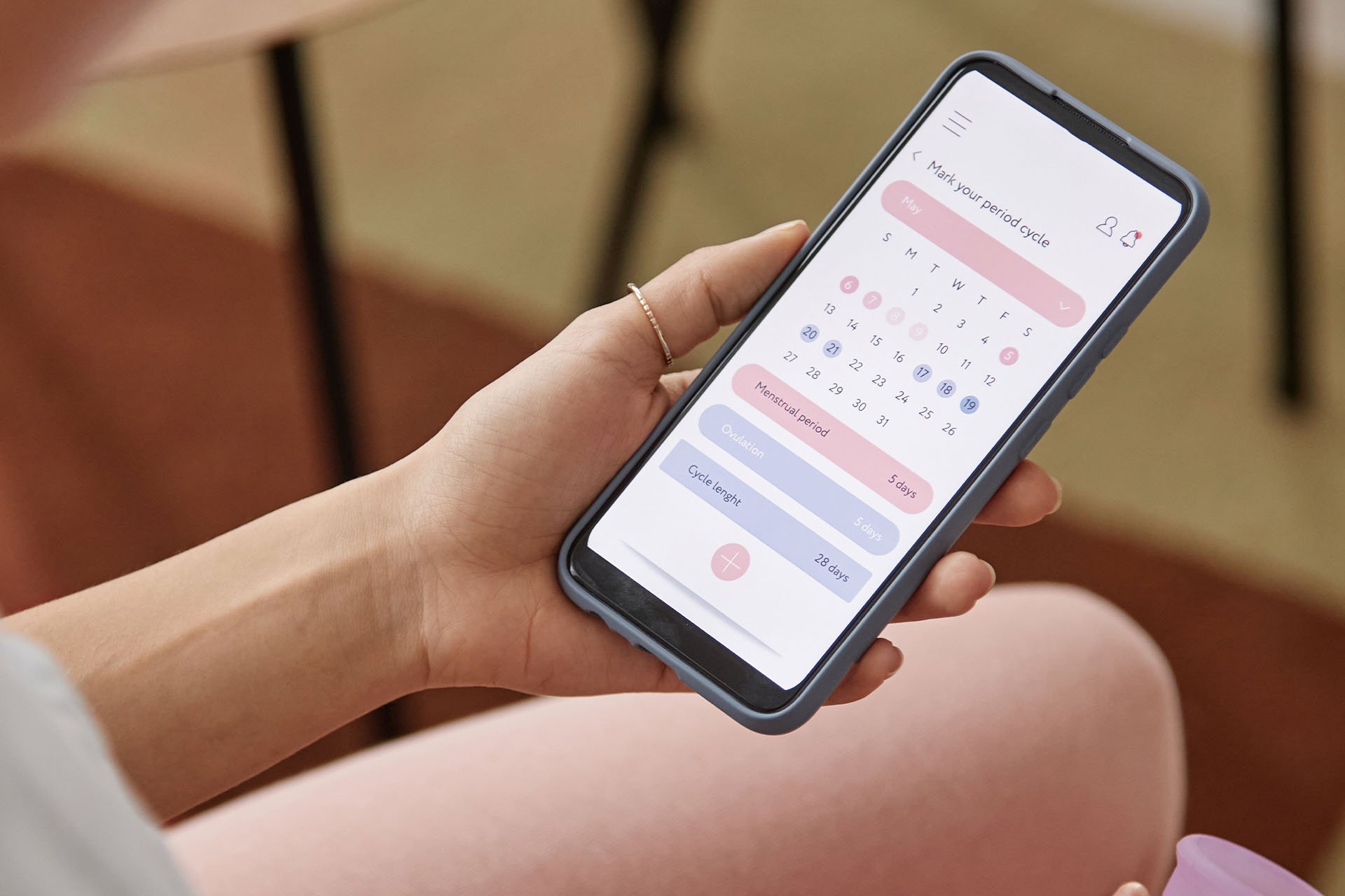 Calendario menstrual.