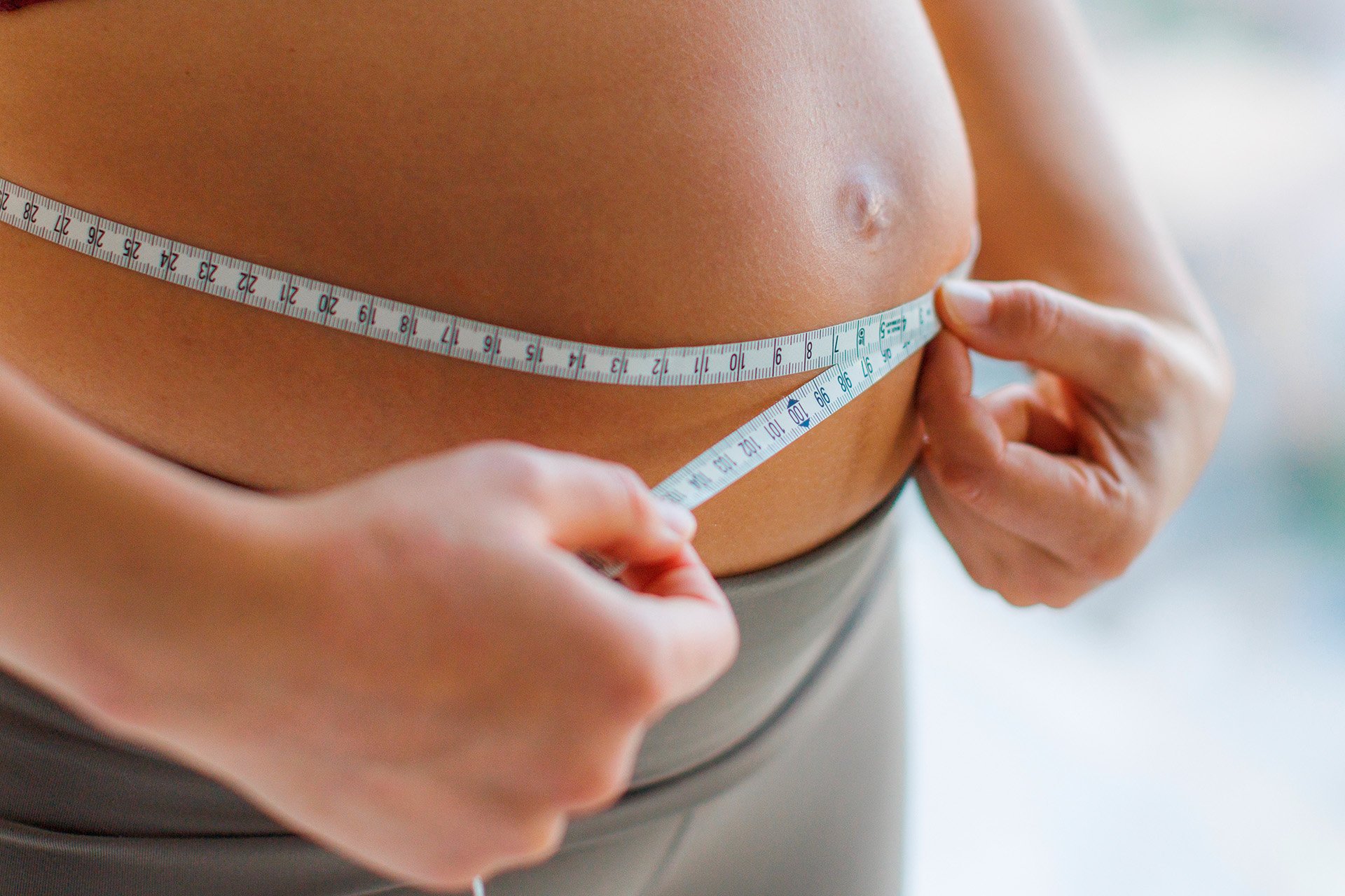 Barriga de embarazada.