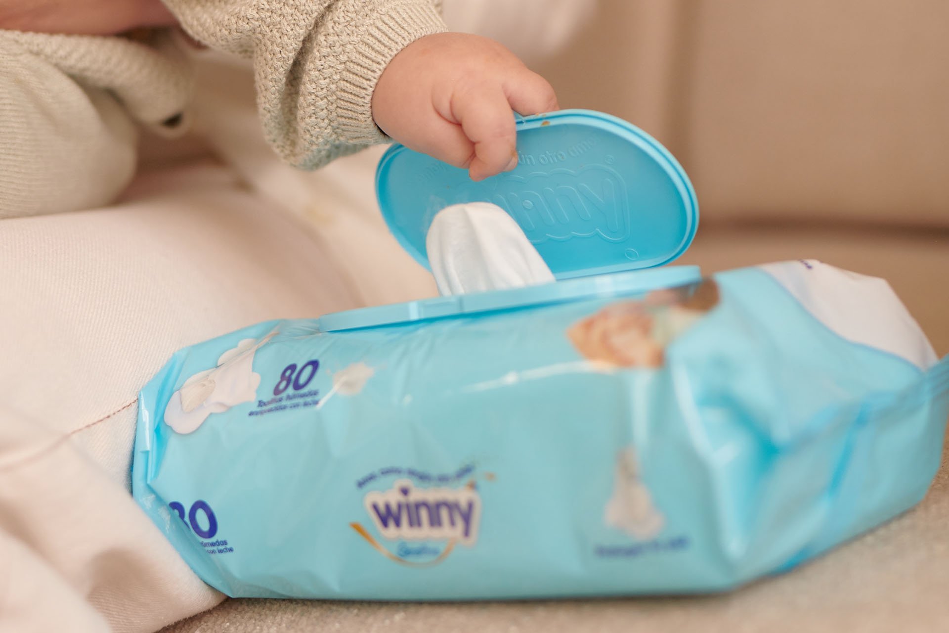 Pañitos húmedos.
